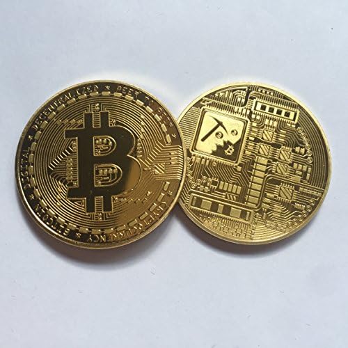 Set kolekcionara sa kolekcionarima Dhahab Bitcoin Coin. 24KT pozlaćeno ograničeno izdanje Izvorni komemorativni tokeni svaki novčić