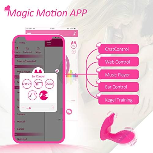 Magic Motion Nosivi masažer Nosiva leptir igračka za žene, dizajnirana za dame Nevidljivi vibrator Vodootporni snažni vibracijski