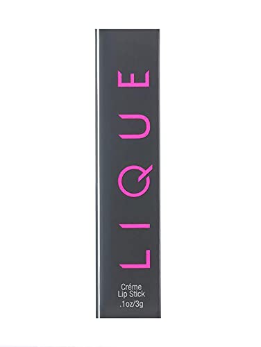 Lique Cosmetics hidratantni kremasti ruž za usne, lagana, udobna Formula s bogatim pigmentom za vidljivo potpuno usne i cjelodnevno nošenje, odvažan, 0.11 oz.