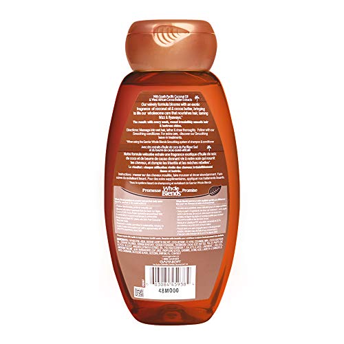 Garnier, cijeli mješavine šampon sa ekstraktima posjeta, kokosovo ulje & amp; kakao puter ,kokosovo ulje/kakao puter, 12.5 Fl oz