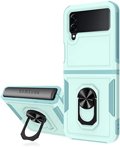 Bonoma dizajnirana za Samsung Galaxy Z Flip 4 5G futrolu, silikonski poklopac branika za zaštitu od pada za teške uslove rada sa postoljem