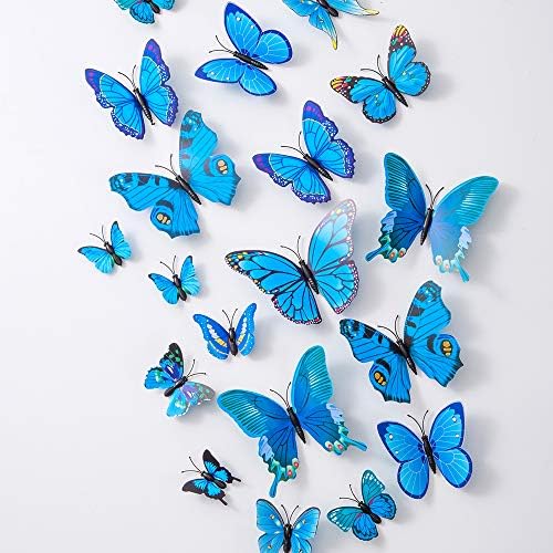 36pcs leptir zidne naljepnice - 3D dekor leptira za zidne naljepnice Naljepnice za uklanjanje muralnih naljepnica Kućni ukras Dječja
