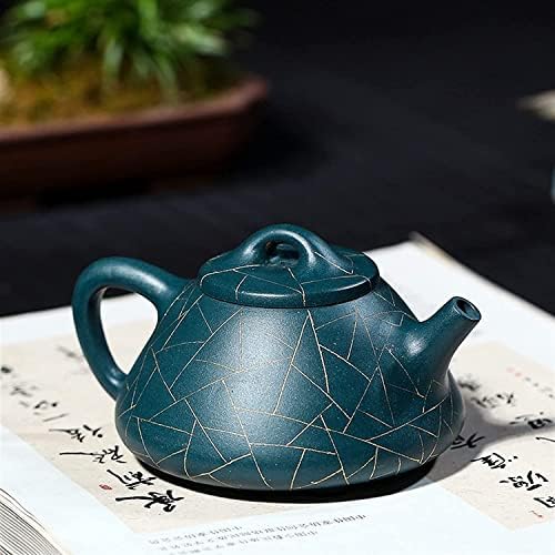 Havefun čajnik čajnik čajnik 250ml čajnik ljubičasta glina čaj za čaj u potpunosti ručni teksturni čajnik čajnik teapot