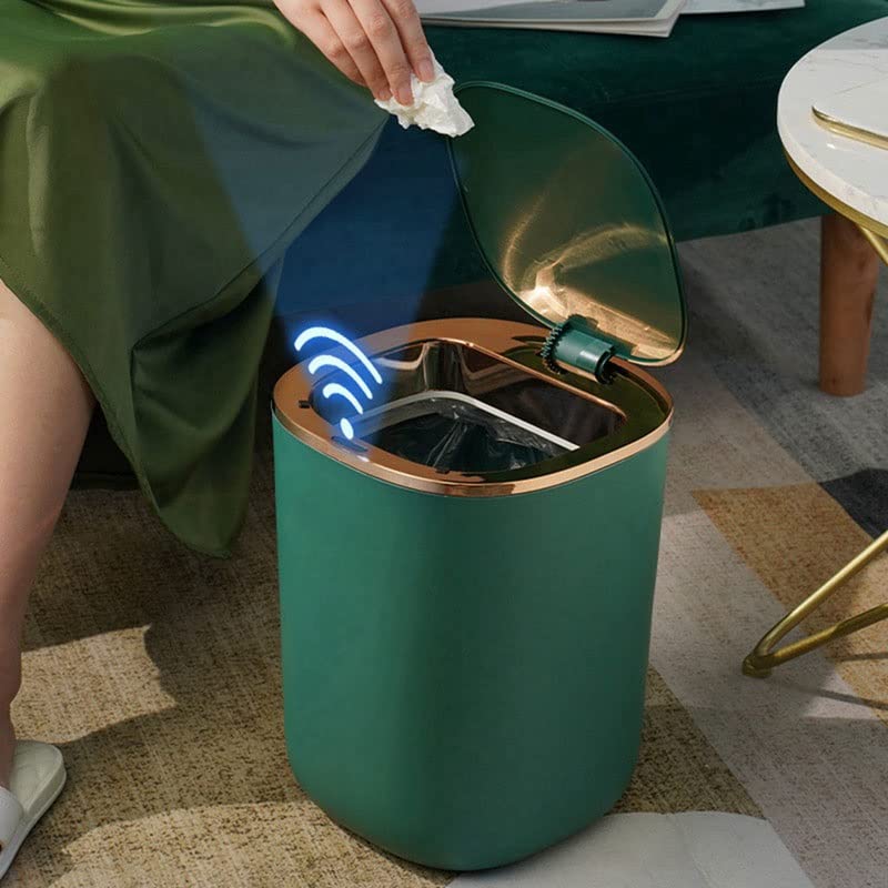 ZSEDP Smart Sensor kanta za smeće kuhinjska kupaonica wc kanta za smeće automatska indukcijska vodootporna kanta za smeće s poklopcem