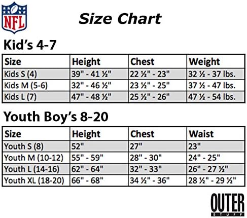 Outstuff Teen-Boy's NFL omladinski alfa performans 1/4 zip jakne
