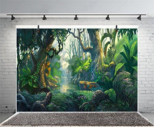 Yeele 20x10ft bajke pozadina za fotografiju Fantasy Fairyland tropska Djevičanska šuma džungla sunčeva svjetlost cvijeće pozadina