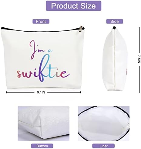 WINZEDGE Ja sam Swiftie Merch torbica sa patentnim zatvaračem putna torba pjevačica toaletna torba pokloni za žene tinejdžerke prijatelji