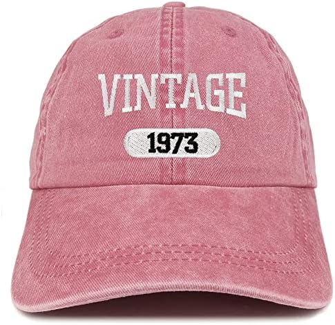 Trendy Odjeća za odjeću Vintage 1973 Vezeni 50. rođendan meka kruna oprala pamučna kapa
