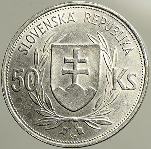 1944 SK 1944 Slovačka Republika Jozef Tiso Vintage AR 50 K 50 Korun Good Necertifikovan