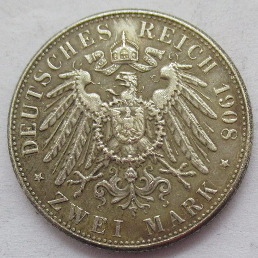 Njemački 2 Mark 1891-1913 10 Komemorativne kovanice za strane replika