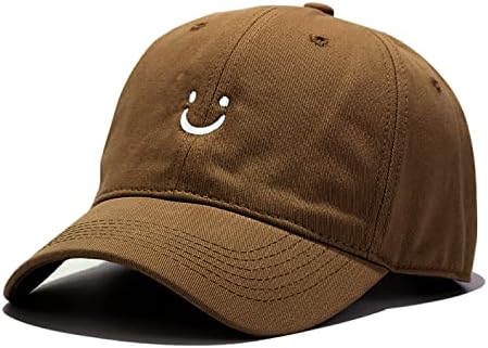 Umeepar Smile Face bejzbol kapa za žene i muškarce Podesiva Niskoprofilna nestrukturirana pamučna Tata kapa