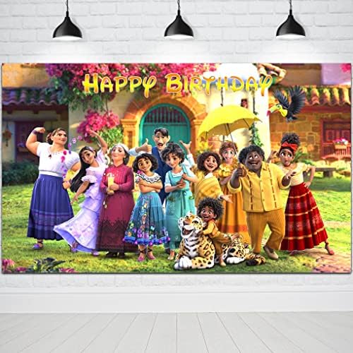 Chunyunfafalou encanto pozadina za djevojčice Rođendanska zabava Isabella magical Supplies dekoracije karton filmska tema fotografija