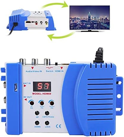 XXXDXDP Digitalni RF-kompatibilni Modulator AV to RF Converter VHF UHF PAL Standardni TV Modulator satelitski prijemnici Plug and
