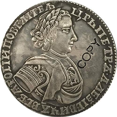 1706 Peter i Rusija Coins Copy Copy 35 mm poklopci za kopiranje