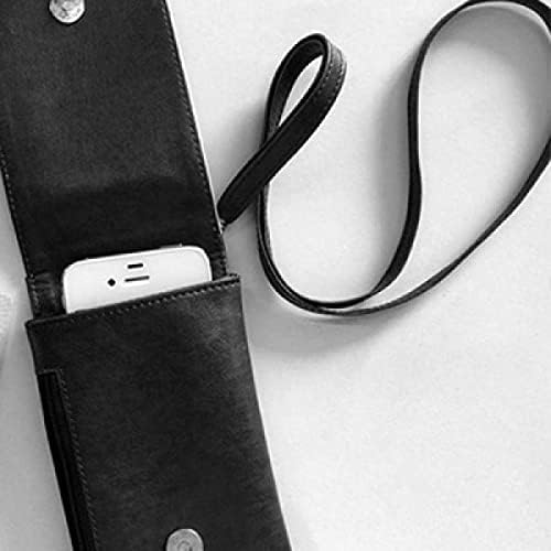 Crni Hulity personalizirani gest Telefon novčanik torbica Viseća torbica za mobilne uređaje