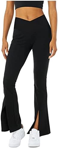 Qvkarw ženske pantalone - ženske pantalone za jogu široke trenirke za noge za žene udobne Lounge pantalone za vežbanje sa džepovima