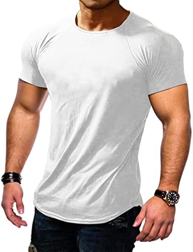 Muške mišićne majice Majice kratki rukav Athletic Slim Fit Casual Workout Tee majice Vrh