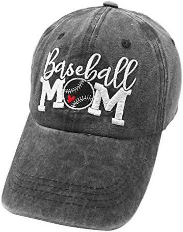 Waldeal ženska bejzbol mama šešir vintage ballcap oprao je nevolje za tatu kapu