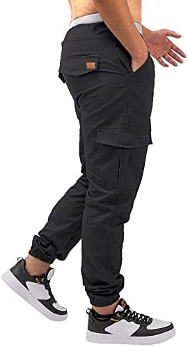 Solooer MENS Fashion Joggers Cargo Hlače Ležerne prilike pamučne sportske hlače Teretana Duks pantalone Muške duge gaćice