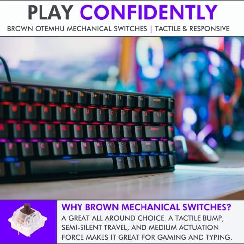 Nagnuta nacija 65% posto tastatura - kompaktna vruća zamjenska mehanička tastatura - dvostruka žičana ili 2.4 G bežična RGB tastatura