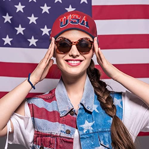 2 komada Patriotska bejzbol kapa Podesiva pamučna Tata kapa SAD vezena kapa američke zastave za muškarce i žene