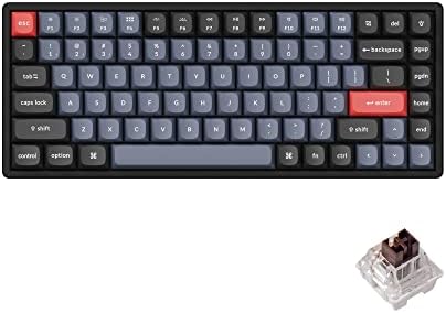 Keychron K2 Pro QMK / VIA bežična mehanička tastatura, Hot-Swapable K Pro Brown Switch sa 75% rasporeda prilagođenim programabilnim
