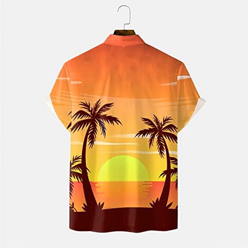 Ljetne muške majice muške Casual kratki rukavi proljeće ljeto odbojni vrat 3D štampane majice modni Top kratki