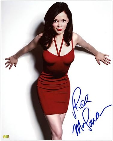 Rose McGowan Autographirana 8x10 dama na crvenoj fotografiji