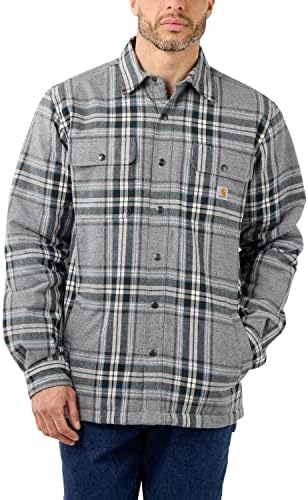 Carhartt muške 105430 opuštena Flannel Sherpa košulja za oblikovana Jac