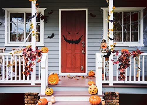 CORFOTO 10x8ft tkanina Halloween Pumpkin House pozadina kuća ulaz zastrašujuća Ukleta kuća slike za djecu Rođendanska zabava Banner