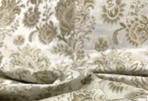 Decora Furnishings luksuzna tkana žakard cvjetnog dizajna teška tkanina za presvlake, sofu, stolicu, navlake za jastuke, glavnu ploču-širina