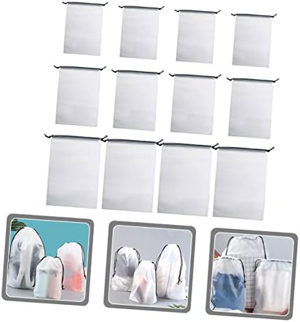 Zerodeko 48 kom Skladištenje Prozirna plastična pohranjivanje tota Clear Storage Tote Sock Storage Organizer Kućni džepovi za nanošenje mat džepa
