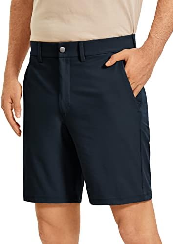 CRZ joga muške kratke hlače za golf - 7 '' / 9 '' Slim Fit vodootporni atletski ležerni radovi s džepovima