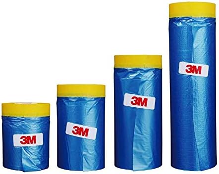 Plastična traka za maskiranje od plastike - Multi size Pack - Nema ostataka plastičnih kapljica za slikanje - plastična traka i draperi