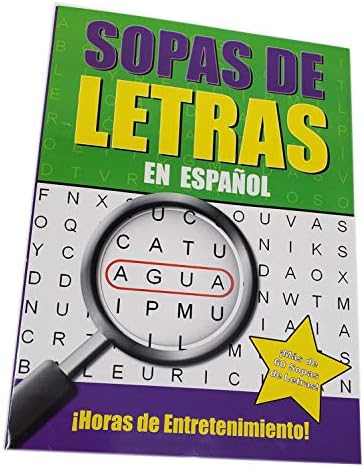 Španska reč za pretraživanje Rezervirajte 2 Pakovanje - Jumbo, 80 stranica Svaki jednostavan za pregled tražite i krug.