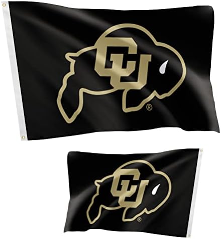 University of Colorado Zastave Dvostrani bivoli Cu Buffs Banners Poliester Indoor na otvorenom 3x5