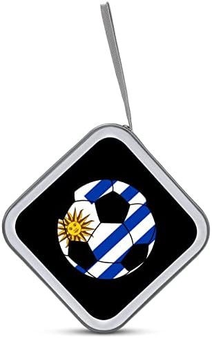 Urugvaj Soccer CD Case Plastični DVD nosač novčanika Portable Organizator za pohranu za auto kuće