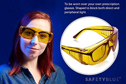 Sleep Savior ® fitover naočare-Anti-plave & Zelene naočare za blokiranje / bolji noćni san & amp; smanjenje naprezanja očiju & amp;