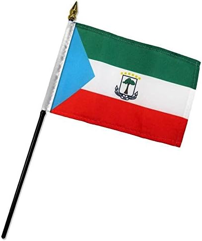 Ekvatorijalna Gvineja 4 X6 zastava Desk štapa
