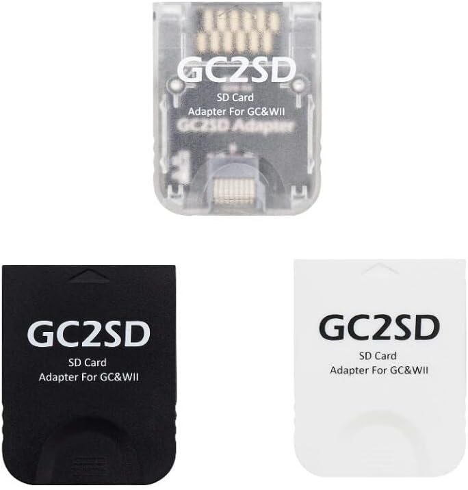 Limentea Gc2sd Adapter za kartice Micro SD Adapter za čitač kartica za Nintendo Gamecube NGC Wii Retro konzole za igre oprema za igre