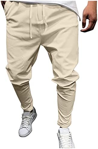 queshizhe džepne posteljine obrezane pantalone pamuk Srednji struk muški sportski casual muške hlače dječaka čarapa