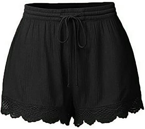 Hlače za ženske ležerne ljetne vučne kratke kratke hlače u čipkastih kratkih kratkih kratkih kratkih kratkih kratkih hlača plus veličine
