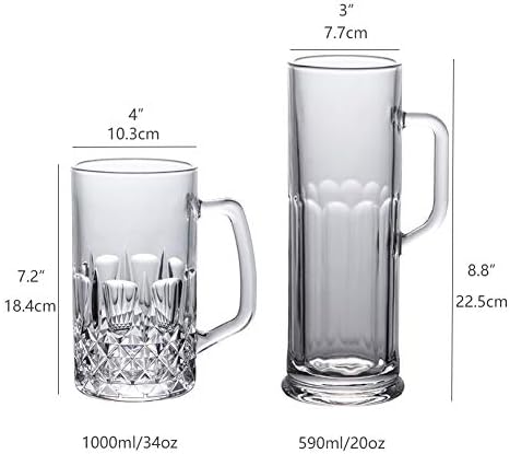 Šolice pivski čaše pivo pivo tankerd pivo s ručkom zamrzivač staklene krigle za pivo pije na čašama za vodu