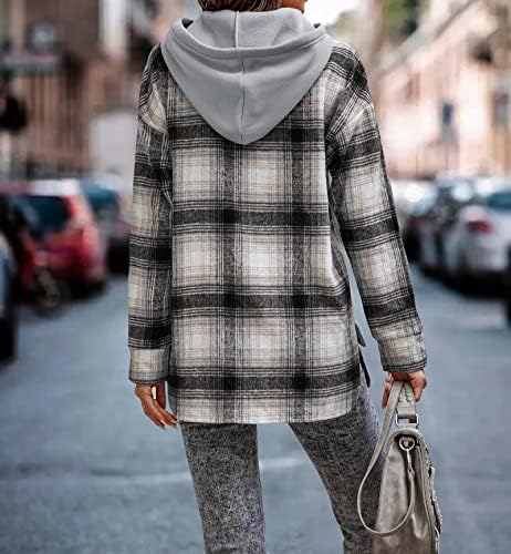Kirundo ženske dukseve 2023 padajući dugi rukav patchwork patchwork dukseri s kapuljačom, ležerne boje blok hoodie pulover