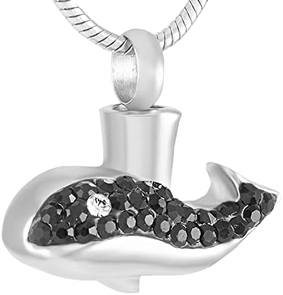 urne lutajućih pasa 316L nehrđajući čelik pepeo za kućne ljubimce kristalni Kit u obliku nehrđajućeg čelika suvenir ogrlica privjesak