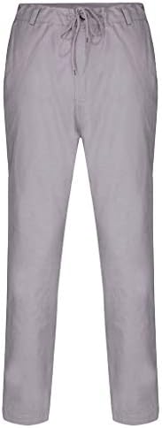 Muški duksevi, muški posteljinski pamučni crtež casual elastičnih struka Sportski pokretanje Jogger Hlače džepovi hlača