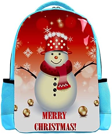 VBFOFBV putni ruksak, ruksak za laptop za žene muškarci, modni ruksak, snjegović veseli božićni pahulji