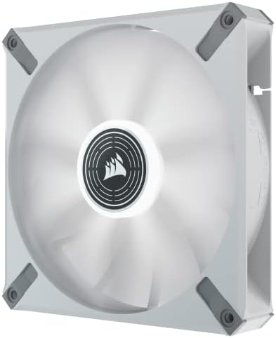 CORSAIR ML140 LED Elite, 140mm magnetna levitacija bijeli LED ventilator sa AirGuide, jedno pakovanje-bijeli okvir