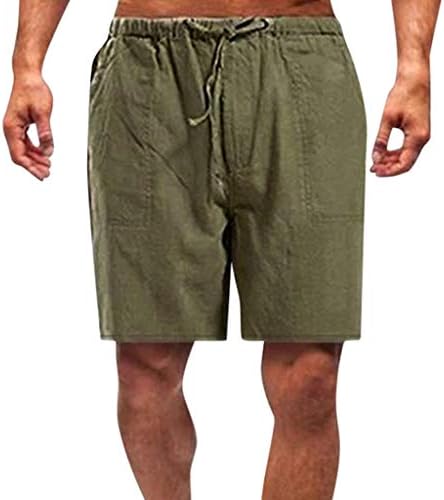 Beuu muške pamučne kratke hlače Ljetni elastični struk jogger hodalice Havajski labavi Ležerne prilike Bermuda plaže