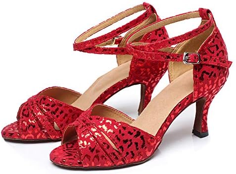 Hroyl Dance Cipele za žene Latino plesne cipele Ženske plesne cipele za žene plesne cipele, QJW6187 / 6200